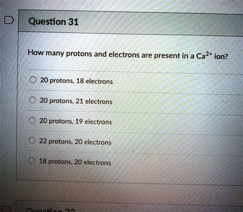 ca2+ protons and electrons|How many protons and electrons are present in Ca2+ ion .